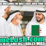 Yup, the 99% Sunni Muslim anti-LGBT country allowed a trans woman to wear their flag. Makes sense.