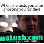 Don’t give me hope