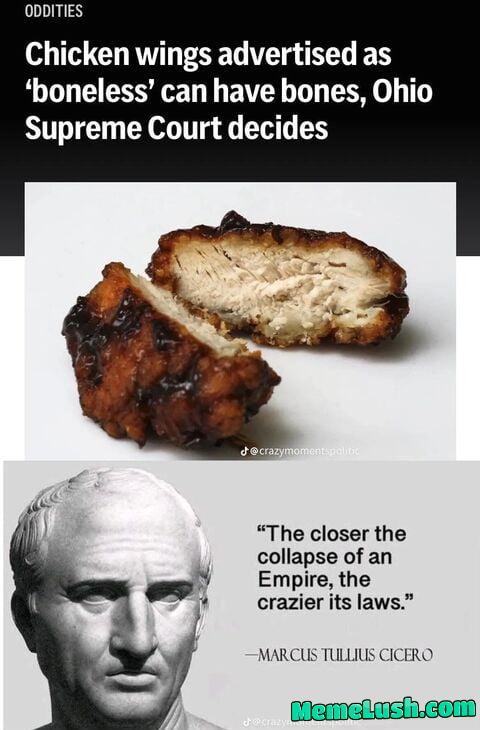 You cant even trust chicken now