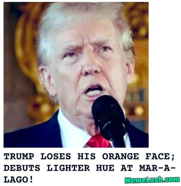 Hol up. Is Trump white? Hol up. Is Trump white?