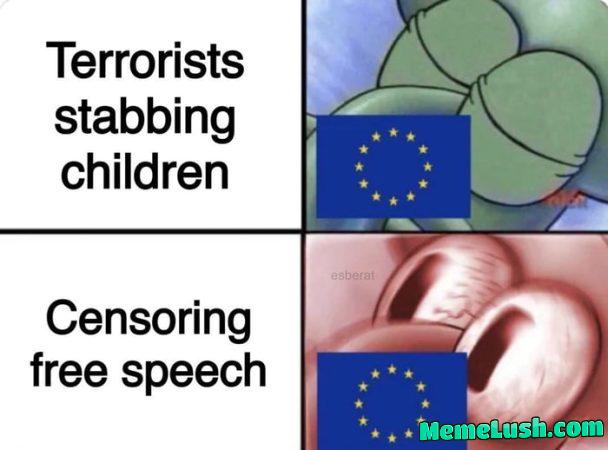 Free speech. Free speech.