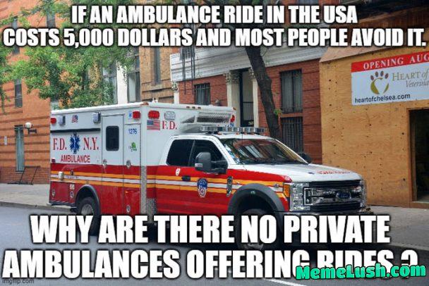 Does not sound very “free market” if there aren’t any, given the alternatives are ‘Pepsi’ and a 5k bill.