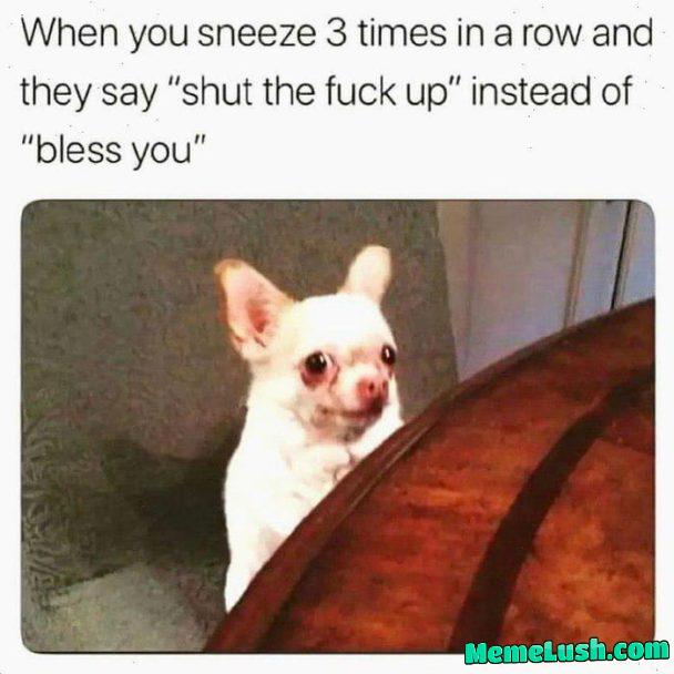 Not the response he was expecting Not the response he was expecting