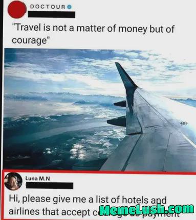 Hotels are for the rich