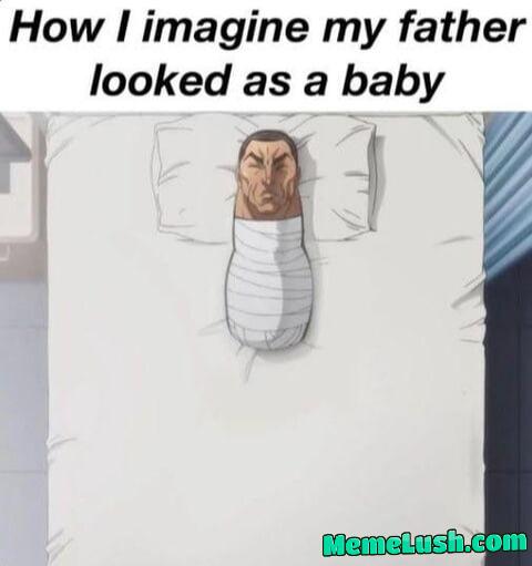 He had to crawl 3 miles to his crib