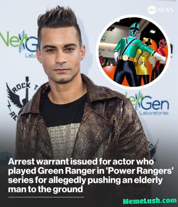 Just before pushing the elderly man, it was reported that he yelled out “It’s Morphin Time” 🦸♂️
