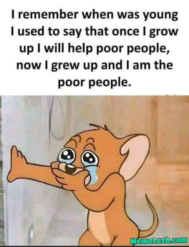 The realisation hits different