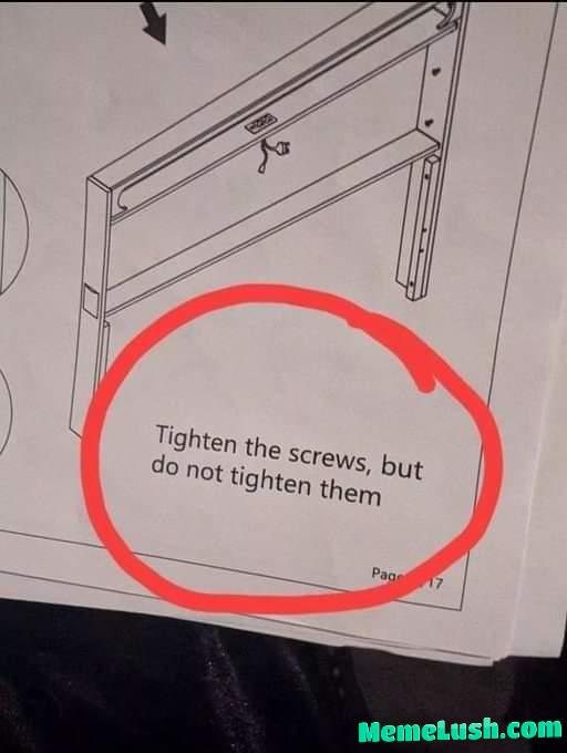 To read instructions