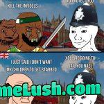 And the UK people probably joke about American politics…