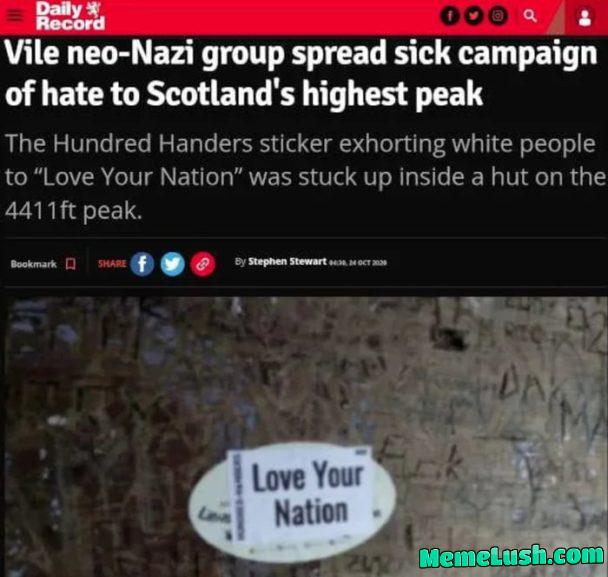 Now the world clearly deserve the title of clown world if this is a front line in a newspaper