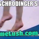 Gymnast Sabrina Voinea contesting -0.1 penalty after allegedly stepping outside of the line. Could have been a bronze medal.