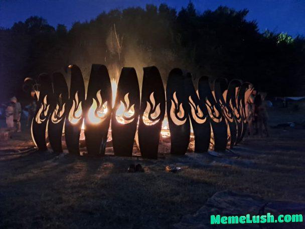 I saw a guy lying on his back for 1 minute before beeing rescued by brave men. Any chance he survived ? We were feeling important heat from the distance of this photo I saw a guy lying on his back for 1 minute before beeing rescued by brave men. Any chance he survived ? We were feeling important heat from the distance of this photo