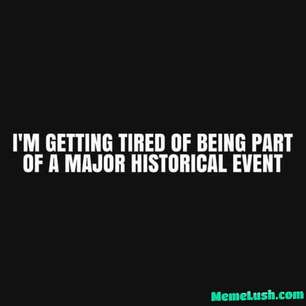 I’m just sitting here waiting for things to calm down…. I’m just sitting here waiting for things to calm down….