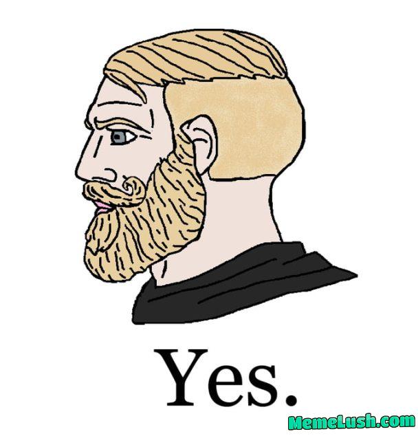 Ever notice how the Chad meme is the stereotypical hipster folks used to mock?