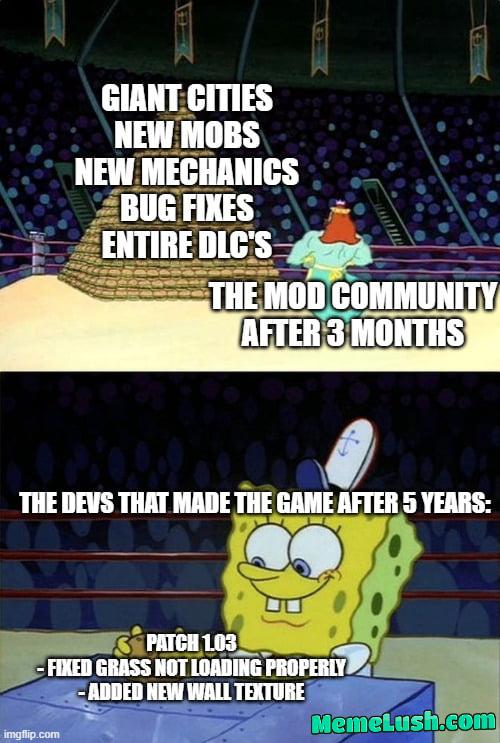 Just hire the modders, please.. Just hire the modders, please..