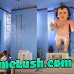 A church in Mexico built a giant baby Jesus