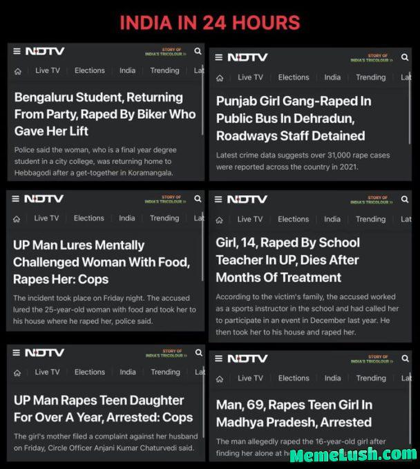 Hatred is justified.