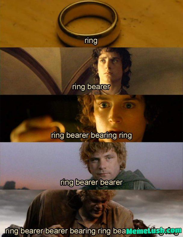 Ring bearer bearing ring Ring bearer bearing ring