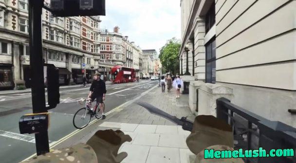 Normal day in London Normal day in London