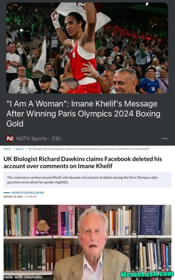 IBA comfirms that she has XY. And lets say IBA is lying why is Imane afraid to do a test in Europe and prove internet wrong that she is XX? They are banning people now for asking simple questions. IBA comfirms that she has XY. And lets say IBA is lying why is Imane afraid to do a test in Europe and prove internet wrong that she is XX? They are banning people now for asking simple questions.