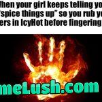 Call this move the Jalapeño Puppetmaster