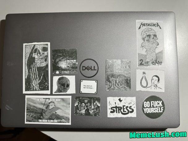 This is the company laptop of a coworker. how should I act ?
