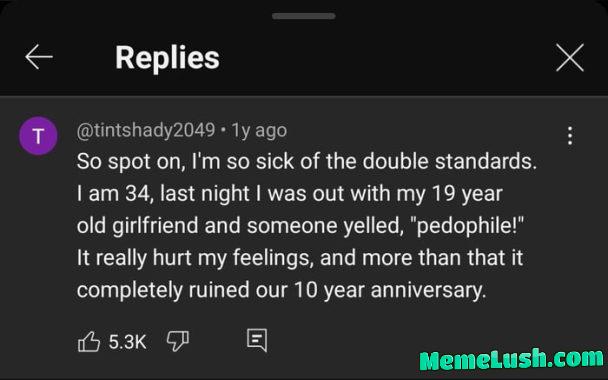 Double standards π Double standards π