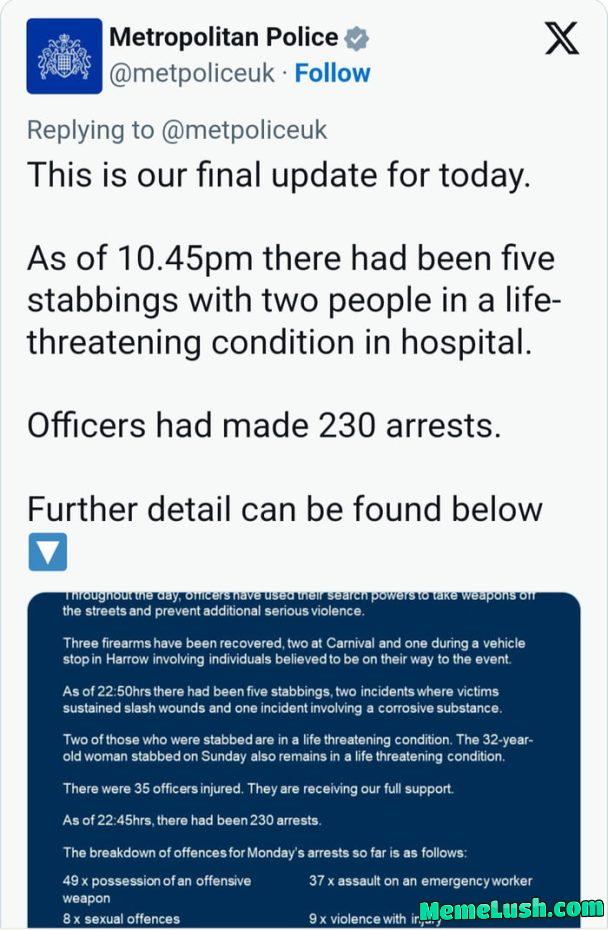 Is the brit police going to arrest themselves for hatespeech now?