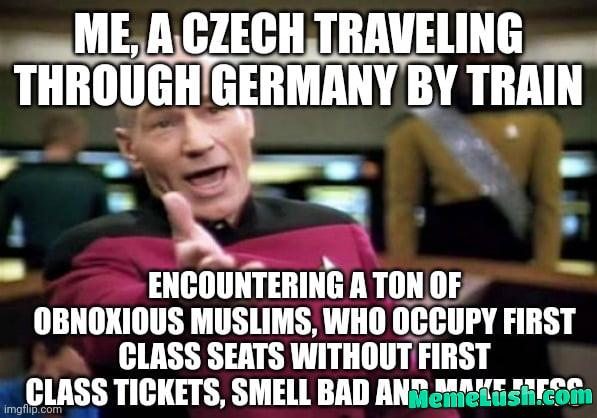 Wtf is this? So many muslims, messier train stations than in Czechia and long delays. Having a genuine cultural shock right now. Wtf is this? So many muslims, messier train stations than in Czechia and long delays. Having a genuine cultural shock right now.