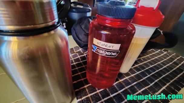 Dad’s “New” Gym Water Bottle Dad’s “New” Gym Water Bottle