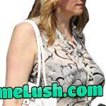 Busty Blond MILF in a transparent Blouse with BIG Knockers