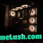 My new setup at night