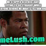 Europeans don’t know the pain of right on red.