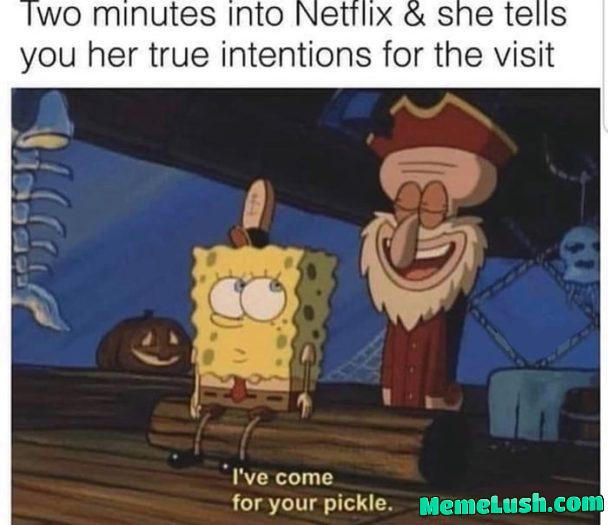 Now please cooperate and take out the pickle Now please cooperate and take out the pickle