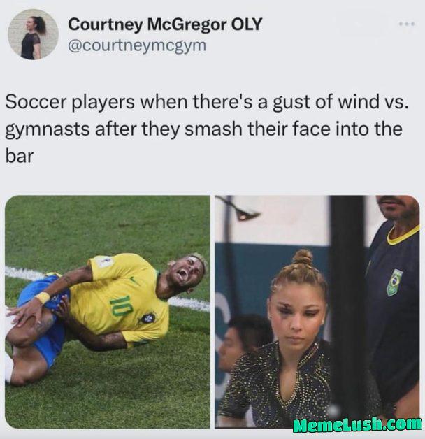 Definitely a red card for that!