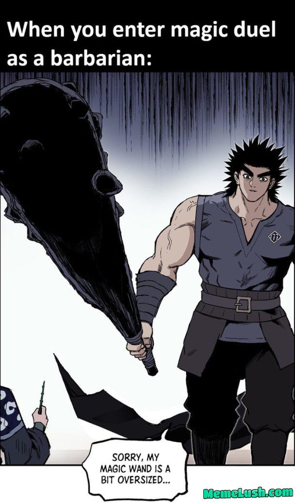 Its magic of muscles. (Sauce: Muscle Mage) Its magic of muscles. (Sauce: Muscle Mage)