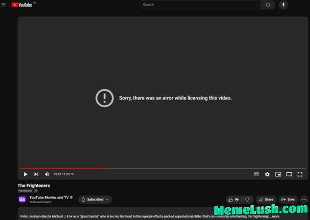 SCUMBAGS. Youtube gives you this error if you run Adblocker on chrome, for movies I PAYED FOR..WTF