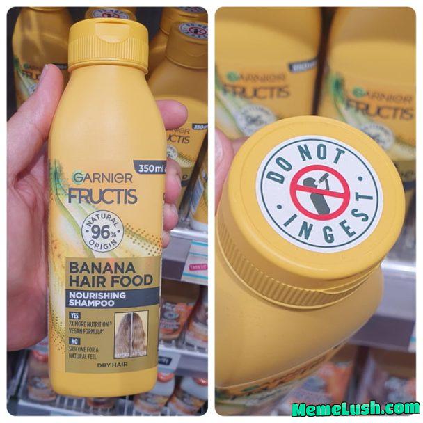 They knew their hair product looked like a beverage, so instead of redesigning, they put a label ‘Do not ingest’. They knew their hair product looked like a beverage, so instead of redesigning, they put a label ‘Do not ingest’.
