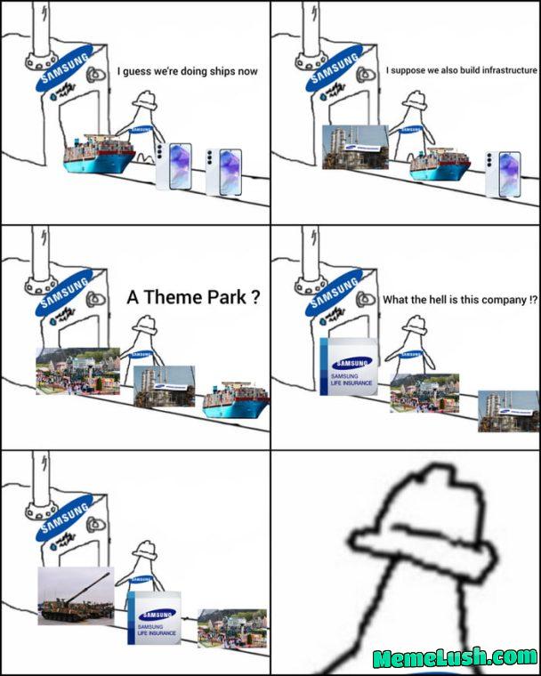 Samsung is the closest we have to a cyberpunk megacorpo for now Samsung is the closest we have to a cyberpunk megacorpo for now