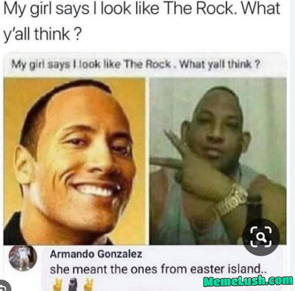 The rock in real life be like The rock in real life be like