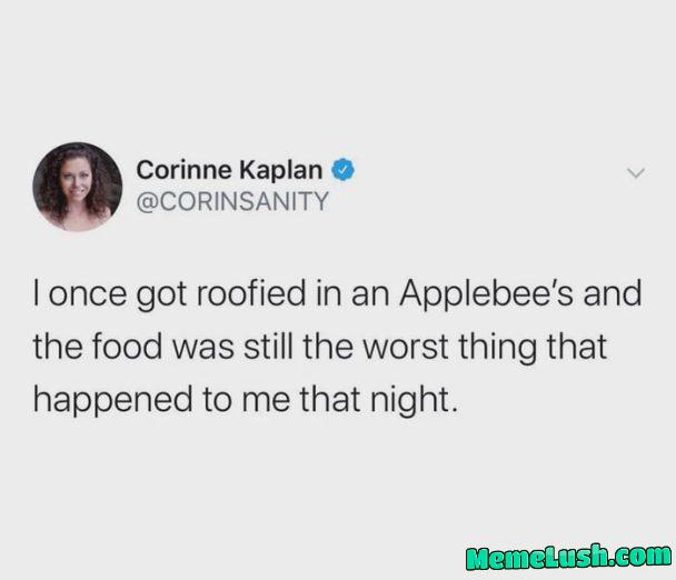 Applebeeโs is easy to roast but this is a new one Applebeeโs is easy to roast but this is a new one