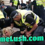 What the hell is wrong with these police people? dont they have shame when they go home? is this tool really think he did a good job that day? they can not be this brainwashed. protect english people or dont even show up at work! I want to see this guy fired!