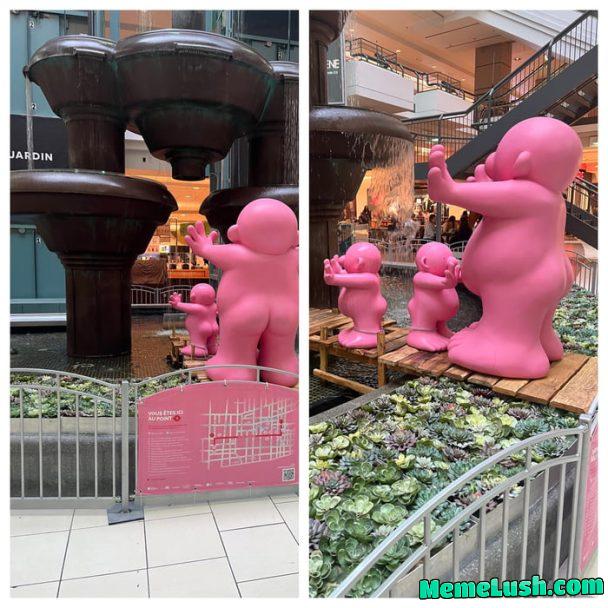 On vacation in Montreal and thought this statue was funny and odd
