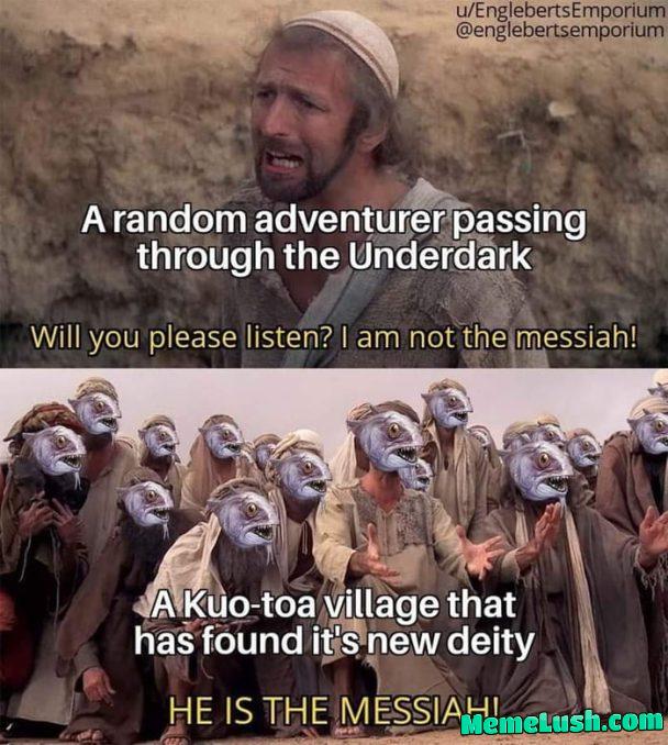 Fish people believe anything