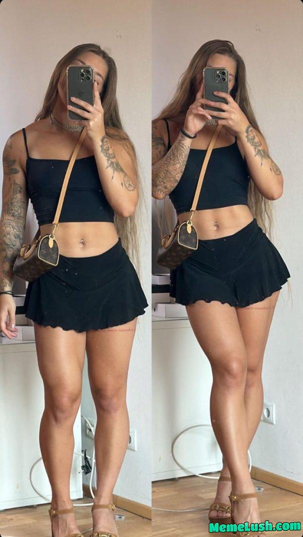 Black skirt Black skirt