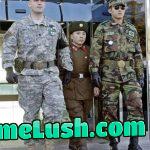 Actual photo of a US, North and South Korean solider. South Koreans are on average 3″ (7.6cm) taller than their NK counterparts. Since they share the same genetics the discrepancy can be attributed to poor nutrition due to famine alone, especially in the early stages of life.