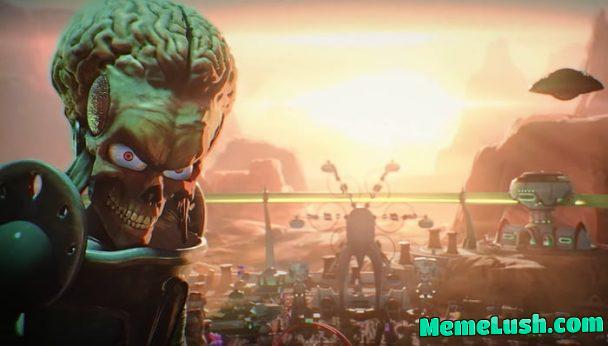 Guess who’s Ack, Ack again… Mars Attacks theme park management game announced