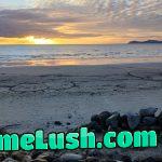A beautiful sunset in new Zealand