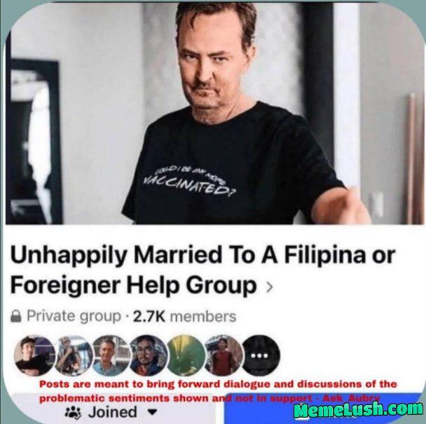 White men over 40 support group.