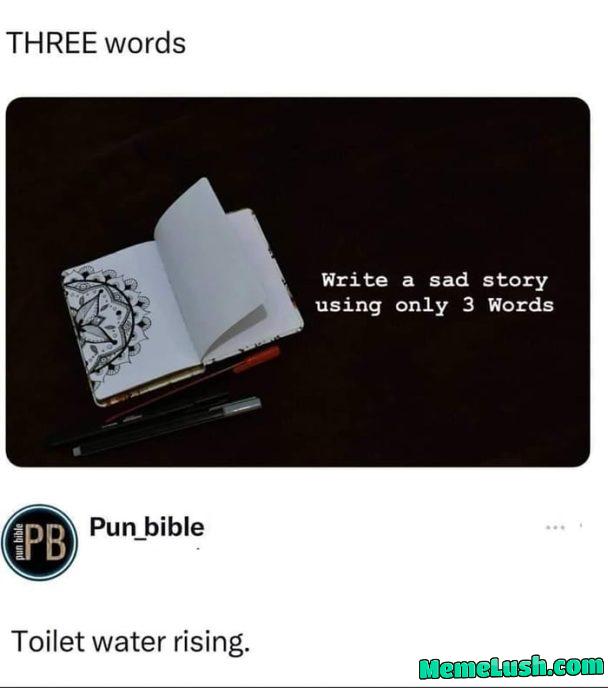 A sad story A sad story